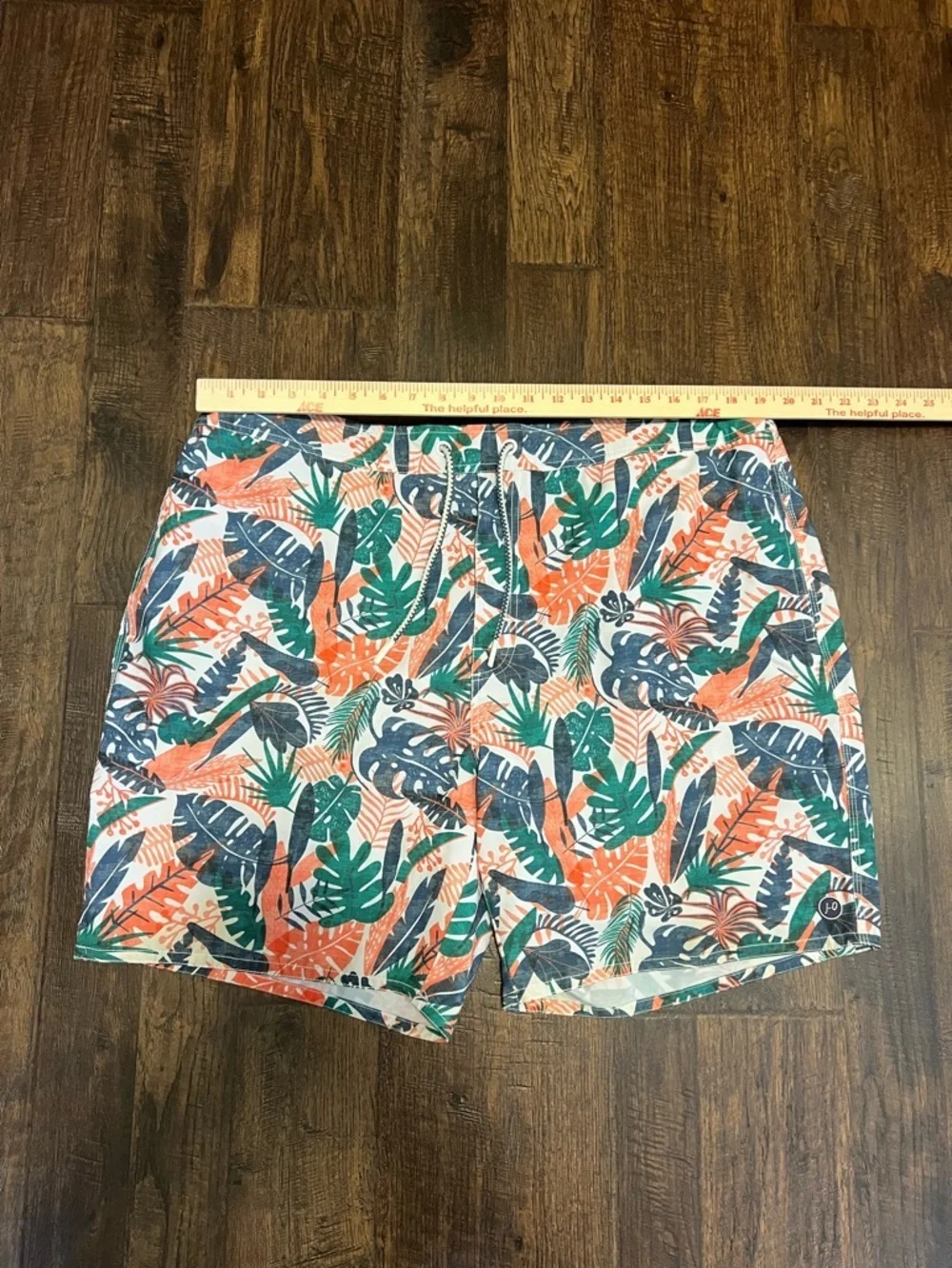 johnnie-O Largo Swim Trunks Size Men’s XXL Color Blue/Green/Orange